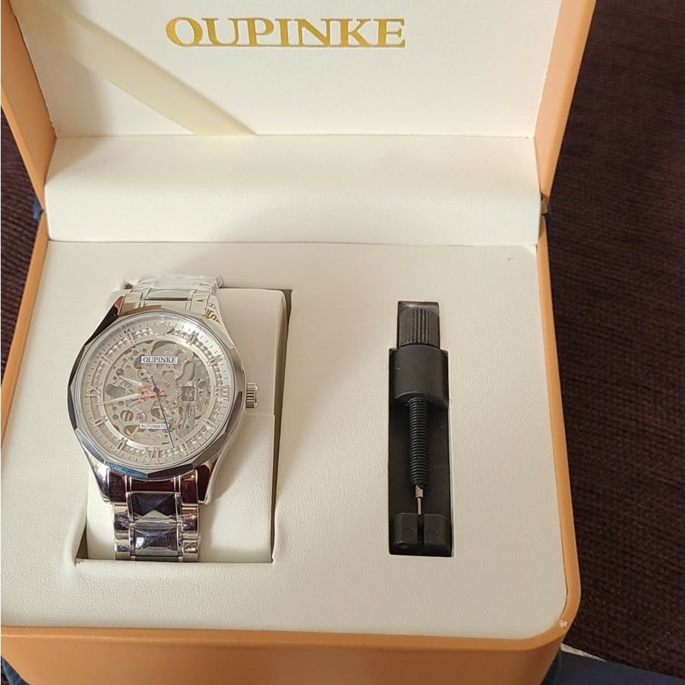 Oupinke Men’s Skeleton Watch